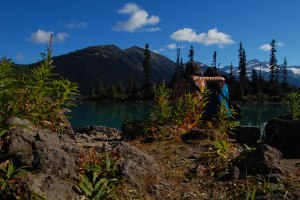 Nosotros en Garibaldi Lake