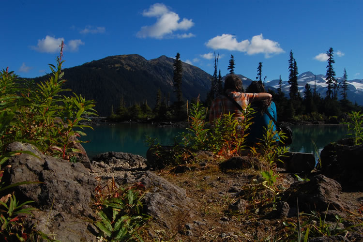 Nosotros en Garibaldi Lake