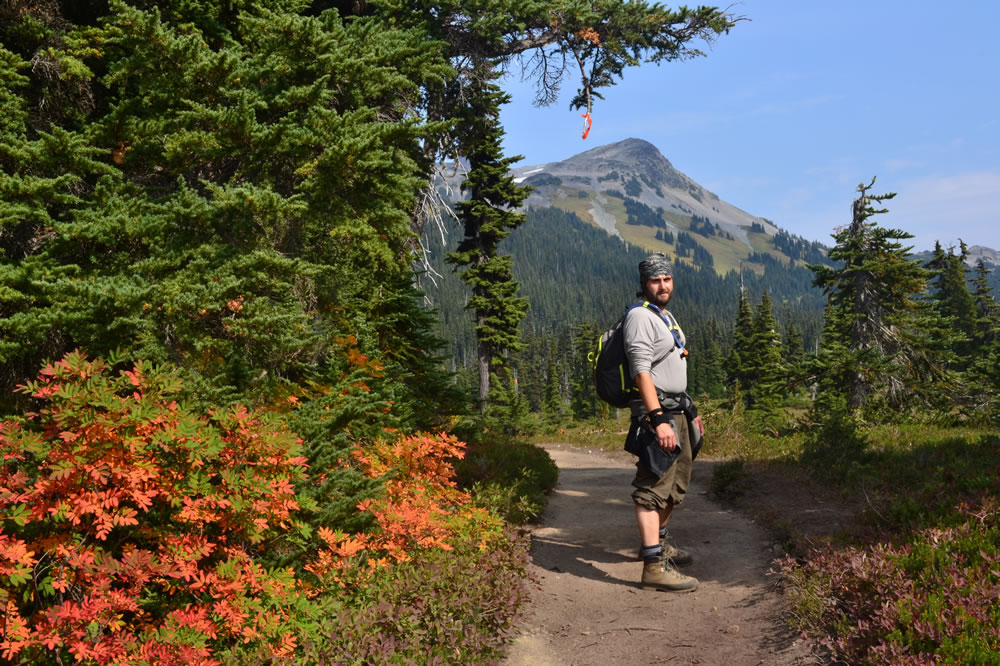 Comenzando la caminata hacia Black Tusk