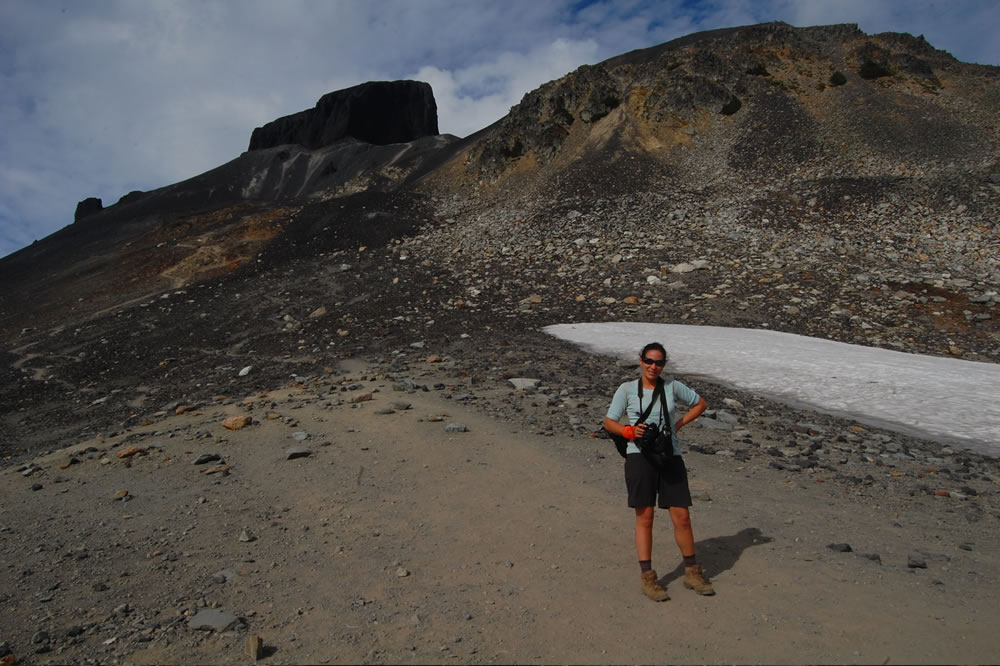 Atrás está Black Tusk