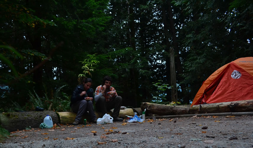 Camping en Stawamus Chief Provincial Park