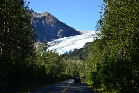 Camino a Exit Glacier