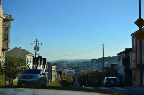 Así son las calles en San Francisco!