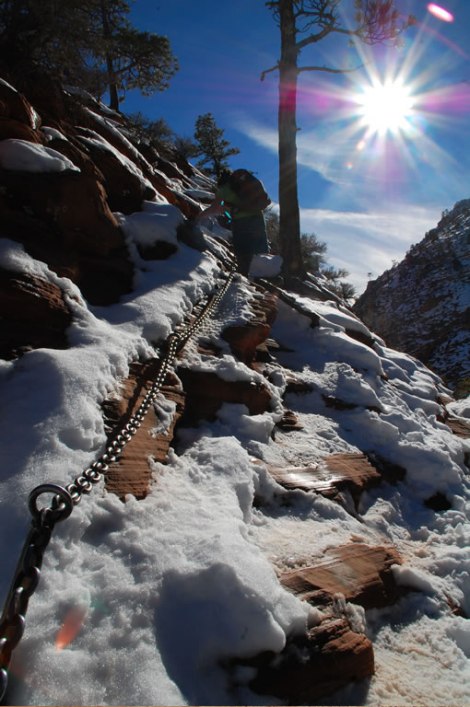 Agarrándome de las cadenas