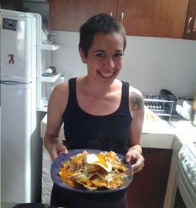 Nadia nos preparó chilaquiles y desde ese día los hemos preparado varias veces! Ñam!
