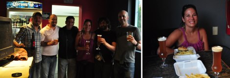 Con el equipo de Gran Sherman y nuestra deliciosa hamburguesa de cordero