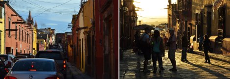Tráfico y muchísima gente fe la bienvenida a San Miguel de Allende