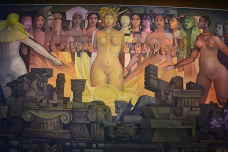 Mural de Mujeres Indígenas, Museo Nacional de Antropología
