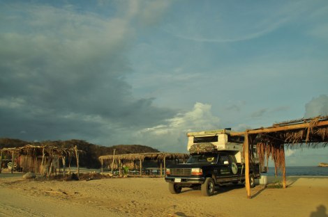 Nuestro lugar de camping por los siguientes 3 días