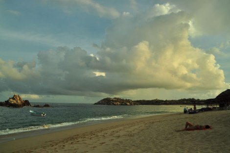 Una siesta al atardecer