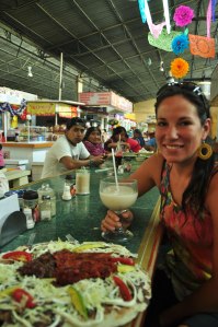 Esta es la famosa Tlayuda que compartimos con Vic