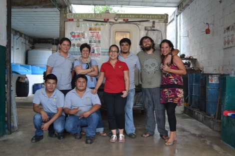 Con todo el equipo de Maya Verde