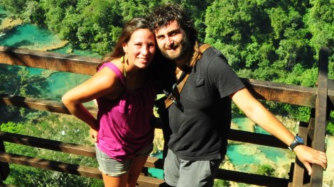 Vista de Semuc Champey desde el mirador