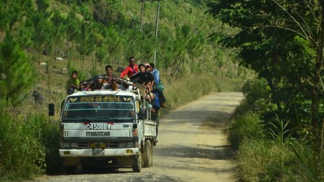 Transporte público Cobán-Lanquín