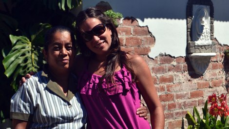 Junto a Delmy en Apaneca