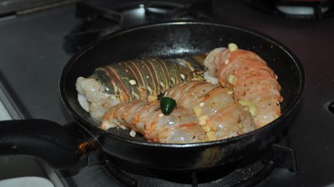 Ñammmm, langostas al pil-pil!
