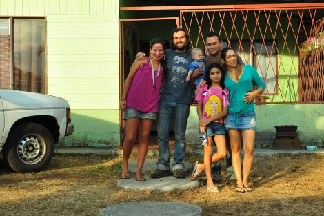 Con Reyner y su familia