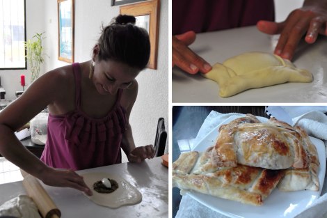 Marell me enseñó a hacer empanadas de pino