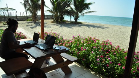 Trabajando con linda vista