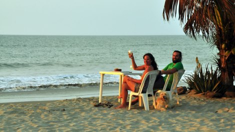 Pisco Sour al atardecer